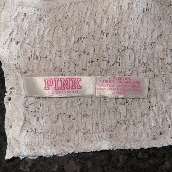 PINK Victoria’s Secret White Lace Bralette - Picture 5 of 7
